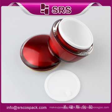 Luxury plastic Cosmetic Sample Packing Cream Jar 15g 30g 50g